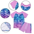 thumbnail image 4 of KYAIGUO Kids Toddler Girls Swimsuit Bathing Suits Teen Girls' Swimsuit Two Piece Girls Water Sport Shorts Swimsuit Kid Swimsuit 5-12Years, 4 of 9