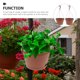 thumbnail image 3 of unbranded 2Ud Macetero Colgante De Plástico Para Plantas Con Acabado Fino Ideal Para Hogar, 3 of 8