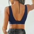 thumbnail image 4 of bnaln Push Up Bras for Women No Underwire Brassiere V Neck Inbarely Bra Gathering Cup Bralettes Sport Yoga Vest Comfortable Camisole Everyday Underwear, 4 of 7