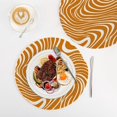 thumbnail image 4 of Trivets for Hot Dishes 15 Inches Hot Pads 3 Pcs Heat Resistant Mats for Countertop Polyester Cord Braiding Durable and Absorbent，Applicable to Kitchen Decor Optical Illusion Style, 4 of 6