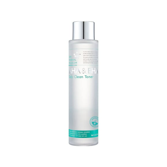 Toner MIZON AHA&BHA Daily Clean Toner elimina la piel muerta, 150 ml