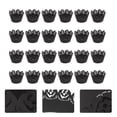 thumbnail image 3 of Shisuyan Décor Ajouré Papier Noir 24 Pcs 8.1 Po Design Rond Ajouré, 3 of 8