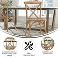 thumbnail image 3 of Advantage X-Back Chair with Hand Stained Medium White Woodgrain Finish, 3 of 9