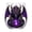 Purple, variant on LEVEO Mythic Dragon Glass Art Cup, Medieval Dragon Whiskey Glass, for Home Décor & Legendary Gifts (Red)