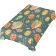 thumbnail image 5 of SKYSONIC Thanksgiving Pumpkin Tablecloth Waterproof Washable Polyester Square Table Cover Durable Tablecloth for Kitchen Dining Table Party Decor (60 X 90 Inch), 5 of 7
