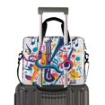 thumbnail image 2 of FORMRS 16" Laptop Sleeve Bag Carrying Case with Handle Travel Shoulder Briefcase, Musical Pattern, 2 of 8