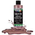 thumbnail image 2 of Pouring Masters Rose Gold Metallic Pearl Acrylic Ready to Pour Pouring Paint â€“ Premium 8-Ounce Pre-Mixed Water-Based - For Canvas, Wood, Paper, Crafts, Tile, Rocks and more, 2 of 4
