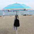 thumbnail image 4 of 2 packs, Support de Parasol de Plage, Crochet Quadrangulaire pour Parasol, Blanc, Bleu, 4 of 4