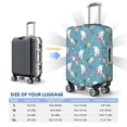 thumbnail image 6 of Lsque Rabbit And Balloon Printed Luggage Cover, Travel Luggage Protector,Scratch and Dirt Resistant, Fits 18-32 Inch Luggage -, 6 of 9