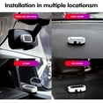 thumbnail image 5 of Alarma LED para coche, alarma solar para coche, luz de advertencia antirrobo, sistema antirrobo solar, luz intermitente, alarma LED para coche, azul, 5 of 5
