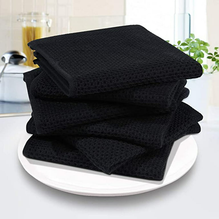 100% Cotton Kitchen Towels, Kitchen Towels and Dishcloths Set, 1Pack  Dishwashing Cloths, Dish Drying Rags, Kitchen, Laundry, Cleaning Towel 