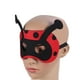 thumbnail image 5 of Máscaras de animales de dibujos animados, máscaras de media cara para ojos, suministros para disfraces de cosplay, recuerdos de fiesta para niños y niñas (mariquita)., 5 of 7