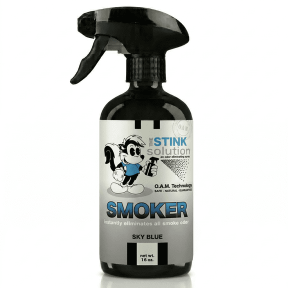 The Stink Solution Smoke Odor Eliminator Spray, Sky Blue, 16 fl oz, 1 Count