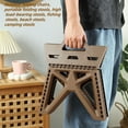 thumbnail image 4 of Sturdy Outdoor Folding Stool: Lightweight, High Load Capacity & Versatile Use! Green, 4 of 10