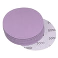 thumbnail image 1 of Unique Bargains 15 Pack 4-Inch Purple Sanding Discs 5000 Grits Hook & Loop Professional Aluminum Oxide Sandpaper, 1 of 6