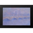 thumbnail image 2 of Monet, Claude 24x17 Black Modern Framed Museum Art Print Titled - Waterloo Bridge, Sunlight Effect, 2 of 5