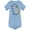 Light Blue, variant on Hamster Sitting On Two Paws Bodysuit Infant -Image by Shutterstock, Newborn