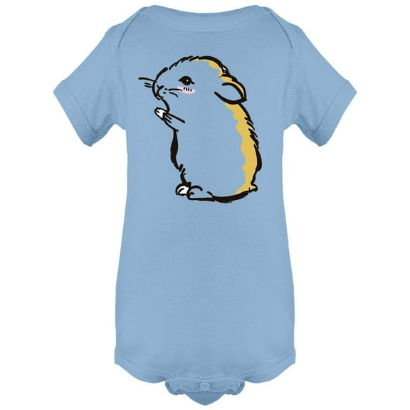 Hamster Sitting On Two Paws Bodysuit Infant -Image by Shutterstock,  6 Months