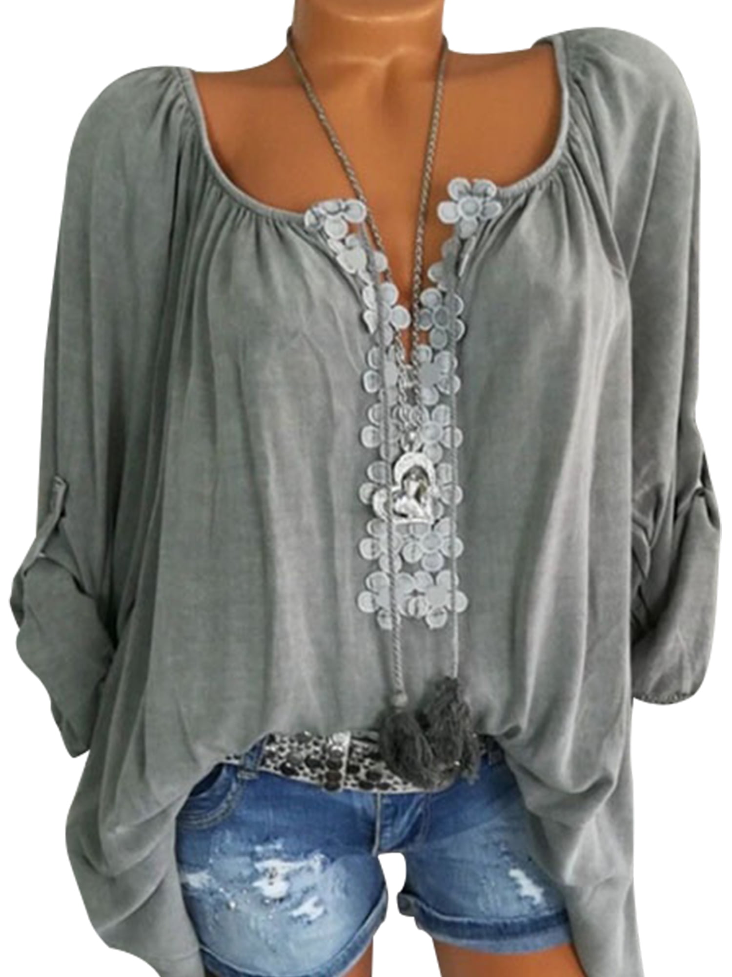 plus size womens casual tops