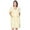 Yellow Dots, variant on Casual Nights Women's Zipper Front House Dress Short Sleeves Embroidered Seersucker Housecoat Duster Lounger