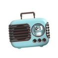 thumbnail image 4 of Mini Luggage Retro  Speaker, Vintage, Unique, Retro Style Design,  Connection,Card Insertion Function, Mini Size, Luggage Speaker, 4 of 8