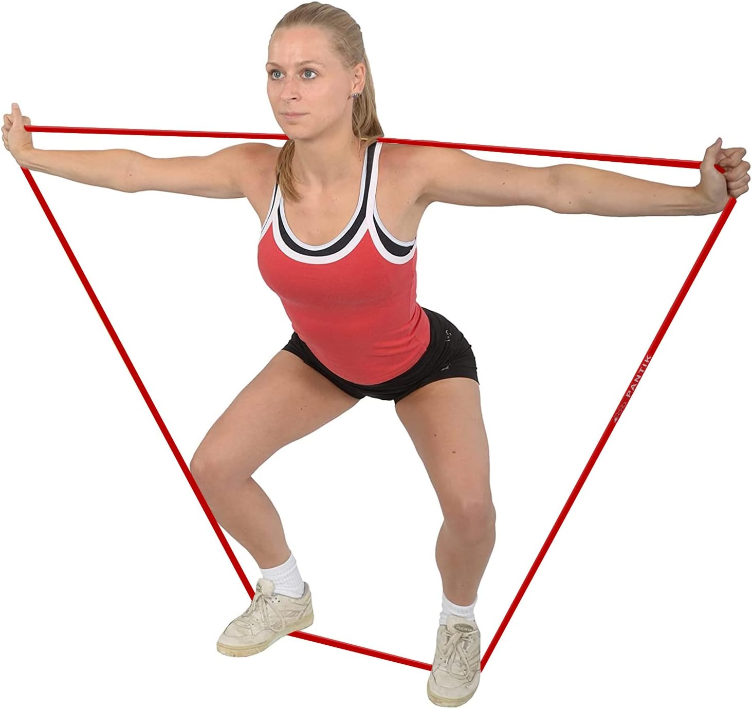 JJEAN-Resistance Bands for Women and Men Pull up Bands Exercise Loop Band for Body Stretching Powerlifting Yoga Pilates Resistance Training