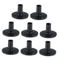 thumbnail image 4 of YSNOOWE 8pcs Cymbal Cover Plastic Black Performance Enhancement for Music Practice, 4 of 7