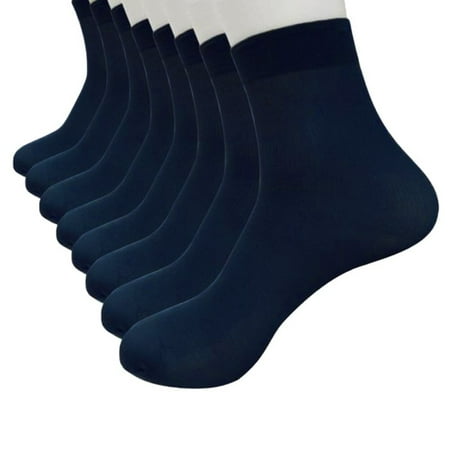 

HIMIWAY Compression Socks for Women 4 Pairs Breathable and Comfortable Sports Socks - Perfect for Athletic Performance and Everyday Wear Ultra-Thin and Breathable Dress Socks Navy One Size