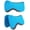 Blue/Brown, variant on Horse SADDLE PAD Western Contoured Wool Felt Moisture Wicking Blue 39RT16TR