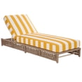 thumbnail image 3 of Safavieh Callan Steel Outdoor Lounge Chairs, Heather Tan/Yellow Stripe, 3 of 13