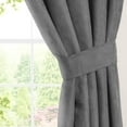 thumbnail image 2 of Blazing Needles 108-inch by 52-inch Microsuede Blackout Curtain Panels (Set of 2), 2 of 3