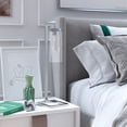 thumbnail image 2 of Evelyn&Zoe Modern Metal Table Lamp with Clear Glass Shade, 2 of 8