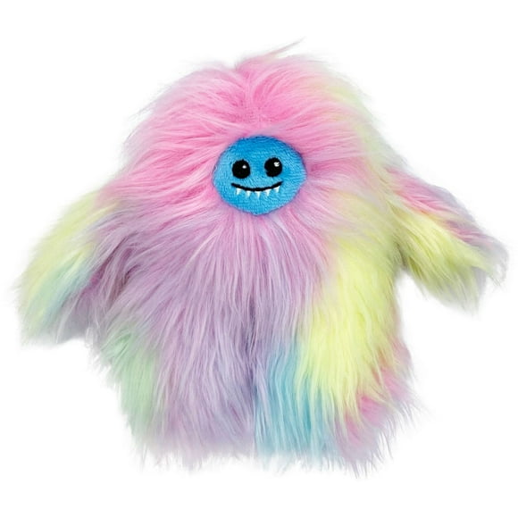 Multipet Plush Rainbow Yeti Dog Toy