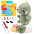 thumbnail image 1 of MesaSe Beginners Crochet Kit  Animals Crochet Kit for Beginners Crochet Knitting Kit Dinosaur, 1 of 7