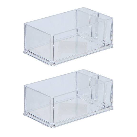 TAILTOSS 2Pcs Compact Napkin Holder Acrylic Material for Home and Shop Use 14.00X8.00X5.50cm