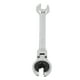 thumbnail image 5 of Llave De Línea De Freno, Llave De Tubo De Trinquete Multifuncional De 12 Mm Diseño De Extremo Abierto Para Combustible, 5 of 7
