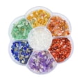 thumbnail image 2 of Piedras preciosas de 7 colores Gloria piezas de cristal irregulares sin perforar para fabricación de Joyas, 2 of 9