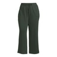 thumbnail image 5 of Terra & Sky Women's Plus Size French Terry Pull On Pants, 5 of 5