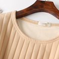 thumbnail image 6 of Womens Long Sleeve Thermal Pullover Crewneck Shirts Winter Warm Fleece Lined Pajamas Tops Soft Fuzzy Lounge Homewear, 6 of 6