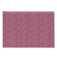 thumbnail image 1 of Yellow and Purple Cutting Board, Funky Hand Drawn Swirls and Hearts Pattern, Decorative Tempered Glass Cutting and Serving Board, in 3 Sizes, by Ambesonne, 1 of 2