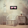 thumbnail image 4 of Navas, Emily 14x7 Black Modern Framed Museum Art Print Titled - Pink Roses Eiffel Tower, 4 of 5