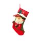 thumbnail image 1 of Calcetines navideños de Papá Noel, muñeco de nieve, alce, bolsa de regalo de dulces, adorno colgante, 1 of 4