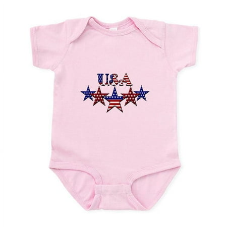 

CafePress - USA Infant Bodysuit - Baby Light Bodysuit Size Newborn - 24 Months