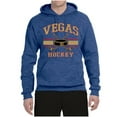 thumbnail image 2 of Wild Bobby City of Vegas Hockey Fantasy Fan Sports Unisex Hoodie Sweatshirt, Vintage Heather Blue, Small, 2 of 5