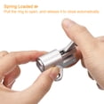 thumbnail image 5 of Uxcell Automatic Spring Loaded Latch Pin, 3Pcs - Aluminum Alloy Round Tip of Pin Upward for Balcony Window (Silver Gray), 5 of 6