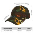 thumbnail image 2 of Fotbe Monochrome Excavators Pattern Baseball Cap, Adjustable Snapback Hats, Outdoor Baseball Hat for Men and Women Cotton Soft, 2 of 6