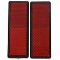 thumbnail image 3 of rectangle red Reflectors Universal For Motorcycles ATV Bikes Dirt Bikes, 3 of 8