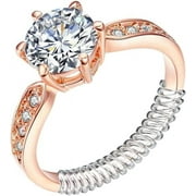 TOSEERY Invisible Ring Size Adjuster for Loose Rings Ring Adjuster Sizer Fit Any Rings Ring Guard Spacer (WRAP-ON, 12 PCS)