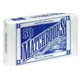 thumbnail image 3 of D.D. Bean & Sons 50 Plain White Matches Matchbooks for Wedding Birthday Wholesale Made in America - (1 Pack), 3 of 5