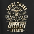 thumbnail image 6 of Wild Bobby, Loyal To One Dedicated Steadfast In Faith | Religious Bible Verse John 14:6 Inspirational/Christian Men Graphic Tank Top, Black, Small, 6 of 6